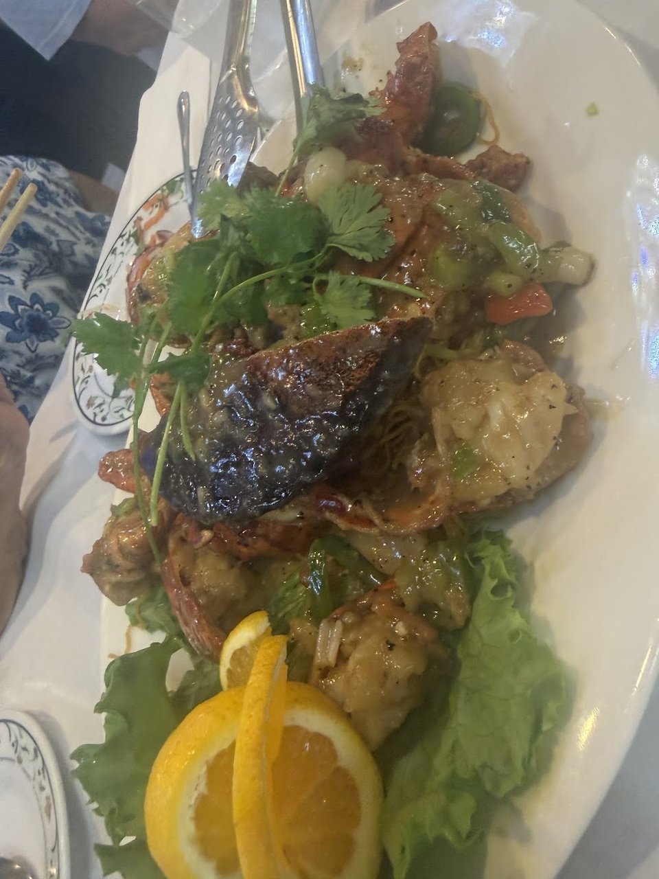 Crab with Noodles